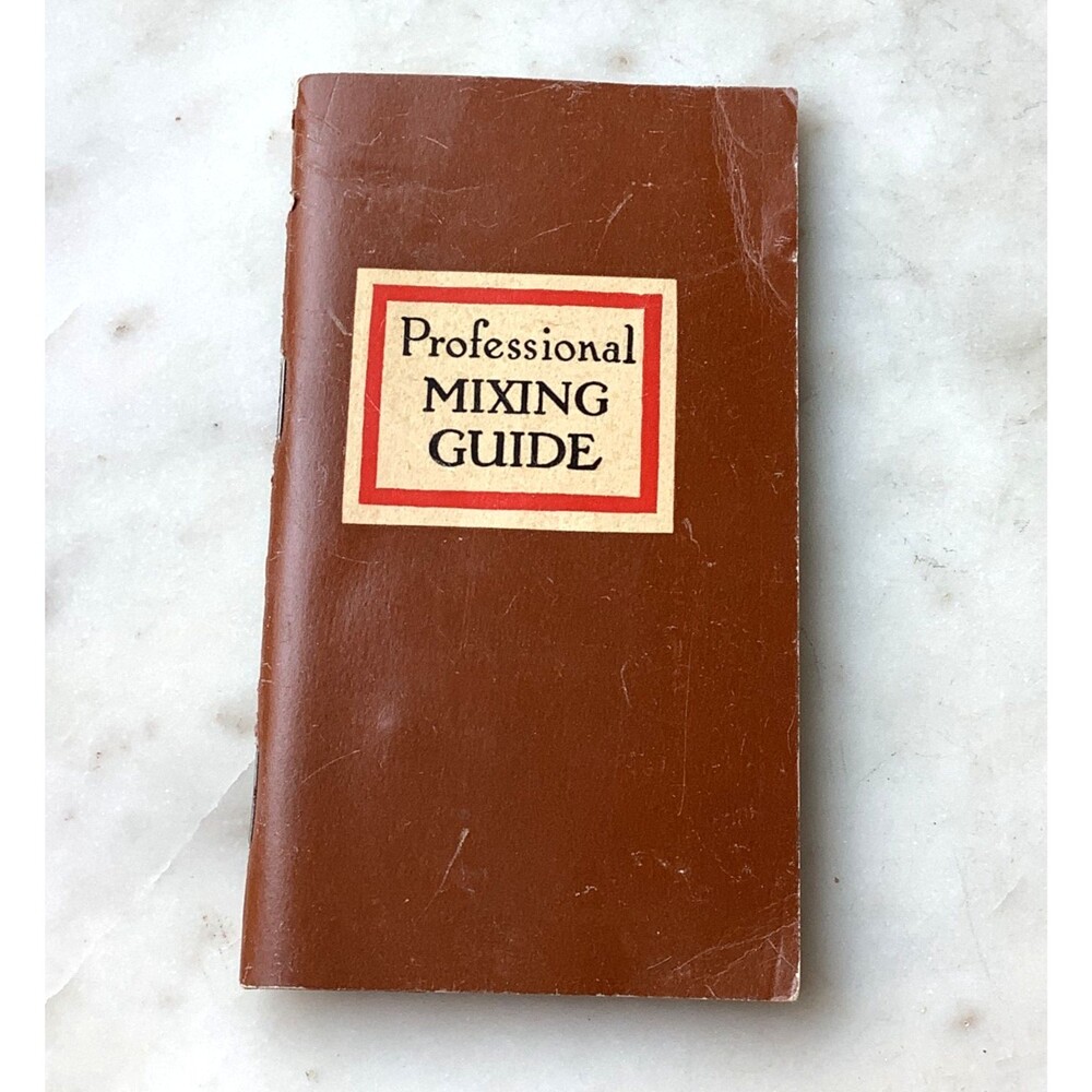 Vintage Professional Mixing Guide 1950s Bartender Angostura Bitters Mixed Drinks